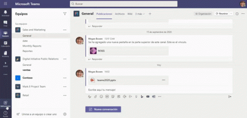 A Microsoft Teams Screen Shows A Leadership Connection GIF