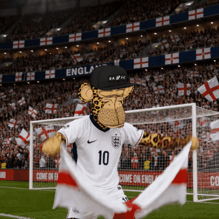 A Monkey Wearing A Number 10 Jersey Holds A Flag GIF