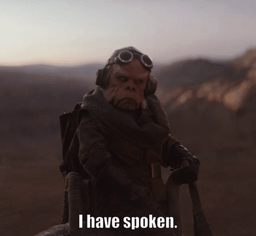 A Monkey With Goggles And Headphones Says I Have Spoken GIF