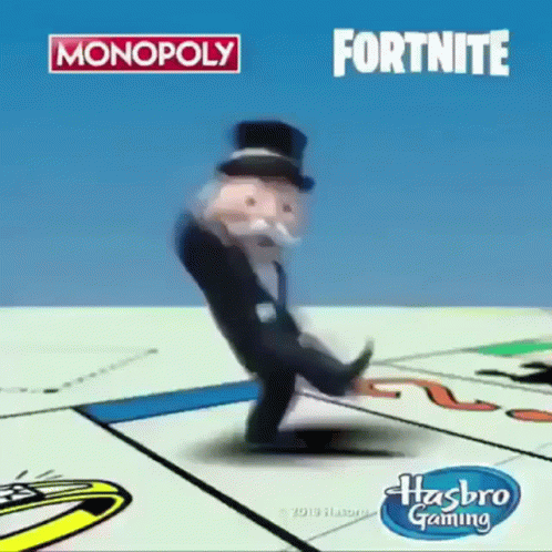 A Monopoly Game Is Being Advertised By Hasbro GIF