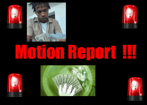 A Motion Report With A Man Holding A Bunch Of Money GIF