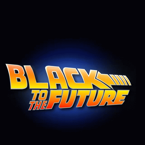 A Movie Poster For Back To The Future Shows A Hand Pointing GIF