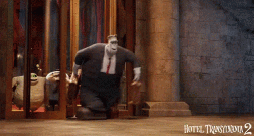 A Movie Poster For Hotel Transylvania 2 GIF