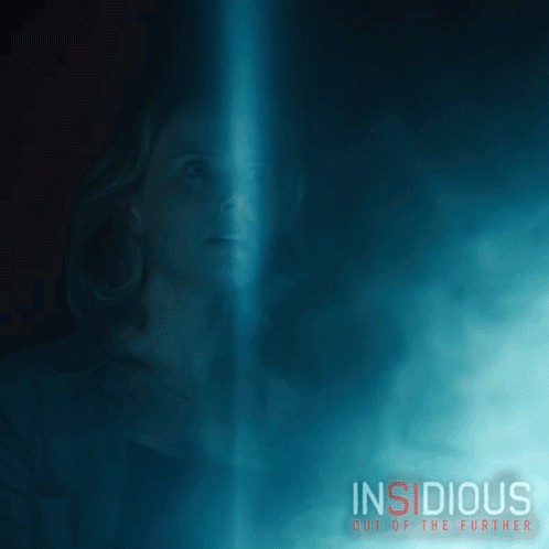 A Movie Poster For Insidious Out Of The Further Shows A Ghost GIF