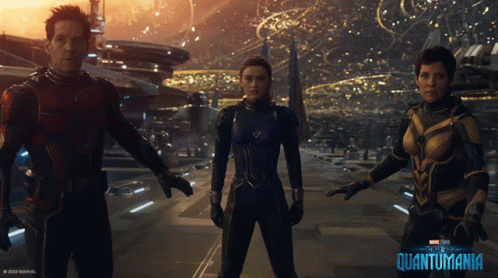 Quantum Mania Movie Poster With Wasp And Woman GIF