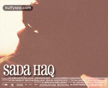 Sada HQ Movie Poster With Man's Face GIF