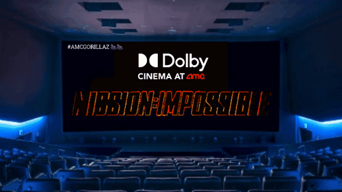 A Movie Theater With Dolby Cinema At Amc GIF