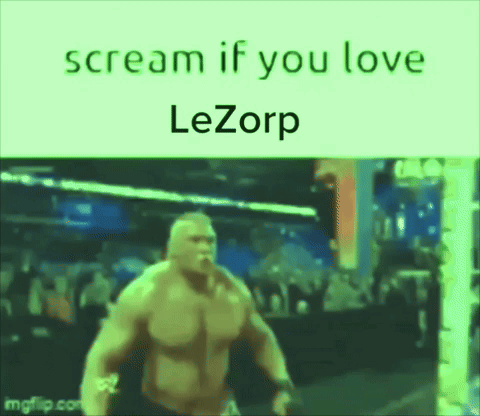 A Muscle Man Is Screaming If You Love Lezorp In A Wrestling Ring . GIF