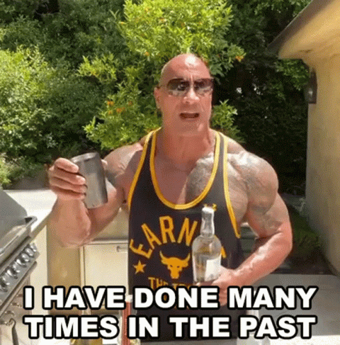 A Muscular Man In A Tank Top Is Holding A Bottle Of Alcohol And A Cup . GIF