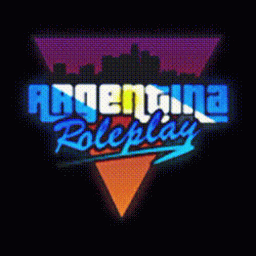 A Neon Sign That Says Adventure Roleplay On A Black Background GIF