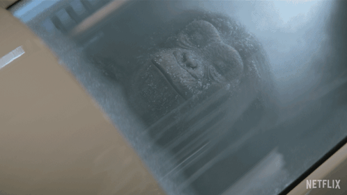 Netflix Ad Gorilla Behind Glass GIF