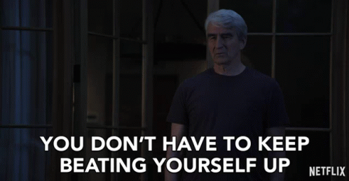 A Netflix Ad Shows A Man In A Black Shirt GIF