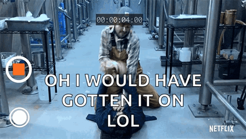Netflix Ad Showing Man Kneeling On Floor GIF