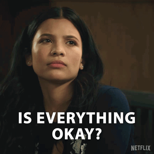 a netflix advertisement shows a woman asking if everything is okay