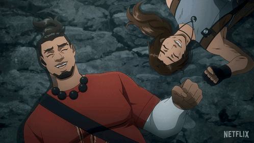 A Netflix Logo Can Be Seen In The Corner Of A Cartoon GIF