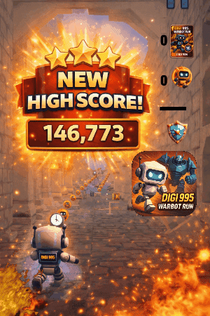A New High Score Of 146,773 Is Displayed On A Screen GIF