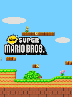 A New Super Mario Bros Game Is Being Played On A Screen GIF