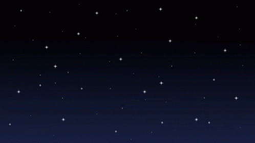 A Night Sky With Lots Of Stars And A Black Background GIF