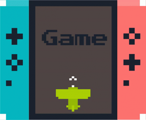A Nintendo Switch With The Words Game Night Written On It GIF