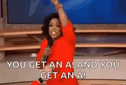 A+ Oprah You Get An A+ GIF