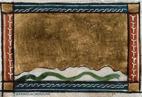 A Painting By Pamelachougne Shows A Snake GIF