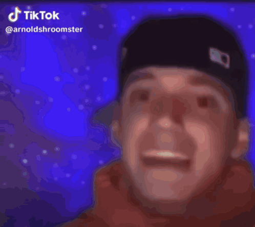 A Painting Of A Man Wearing A Helmet Has A Tiktok Watermark On It GIF