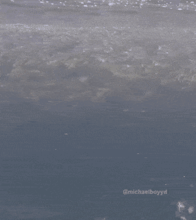 A Painting Of A Sea With The Name Michaelboyd On It GIF