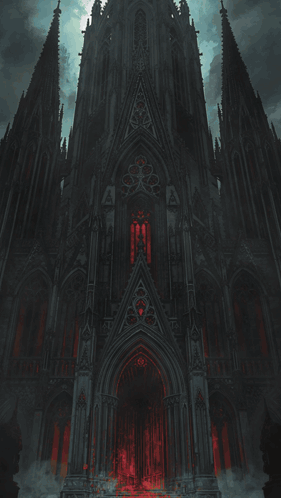 A Painting Of A Wooden Cross On Top Of A Rocky Hill With The Words Of Hate Below It GIF