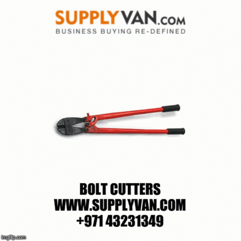 A Pair Of Bolt Cutters With Green Handles On A Supplyvan.com Website GIF