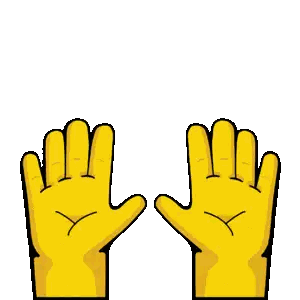 a pair of yellow gloves with a x on the bottom