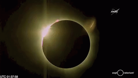 A Partial Eclipse Of The Sun Is Captured By The Nasa GIF