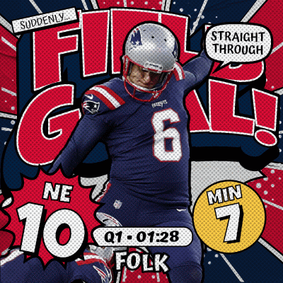 a patriots football player says " straight through "