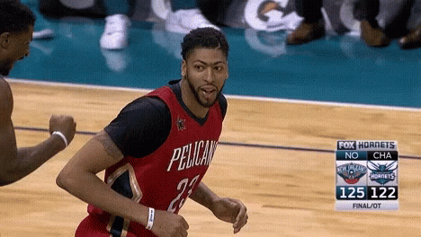 A Pelican Basketball Player Runs On The Court GIF