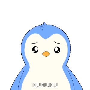 Penguin Covering Face Saying Sorry GIF