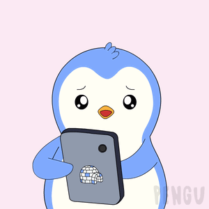 A Penguin Is Holding A Cell Phone With Messages On It And Says Please Reply GIF