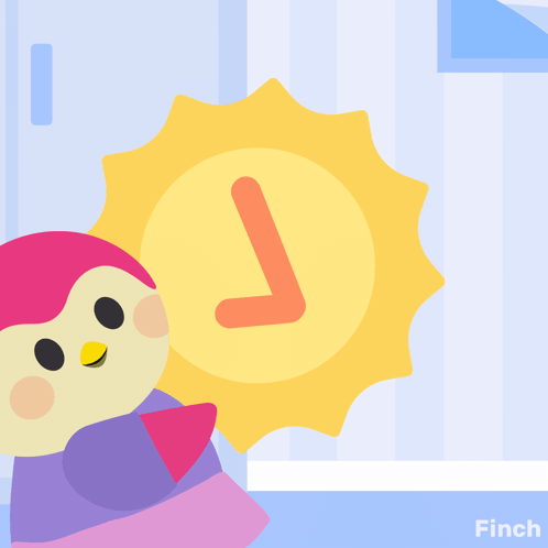 A Penguin Is Holding A Check Mark In Front Of A Sun With The Words " I Got It " Above It GIF