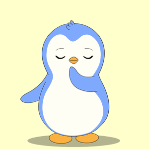 A Penguin Is Holding A Heart In Its Hand GIF