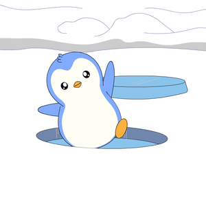 A Penguin Is In A Hole With The Words See Yah Later GIF