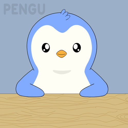 A Penguin Is Sitting At A Table With A Tray Of Food Including A Hamburger A Drink And Tacos GIF