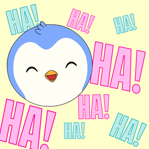 A Penguin Is Surrounded By Ha! Ha! Ha! Ha! Ha! Ha! Ha! Ha! Ha! Ha! Ha! GIF