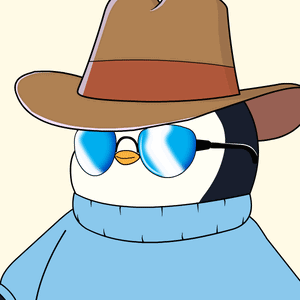 A Penguin Is Wearing A Hat And Sunglasses GIF