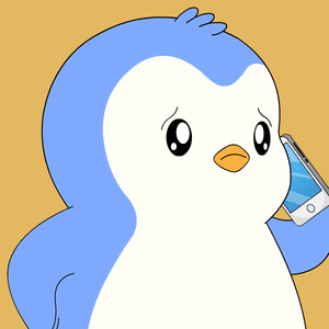 A Penguin Talking On A Cell Phone With The Words Start The Party GIF