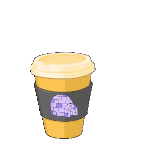 a penguin wearing a pirate hat is holding a cup of coffee and says good morning on the bottom