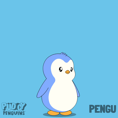 A Penguin With Its Arms Outstretched And The Words Sending Hugs GIF