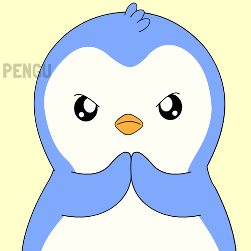 A Penguin With The Words Come On Fight Me On It GIF