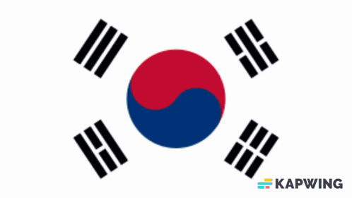 A Pepsi Logo And A Korean Flag Are Displayed GIF
