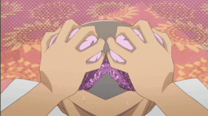 A Person Holding A Purple Object With The Words What I Can 'T Take It Off On The Bottom GIF