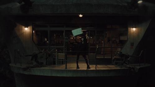 A Person Holding Up A Sign That Says " Let 'S See Your Moves Levi " GIF