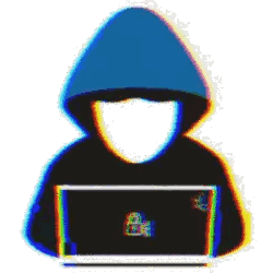 a person in a hoodie is sitting in front of a laptop computer