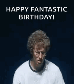 Person Covering Face Saying Happy Birthday GIF